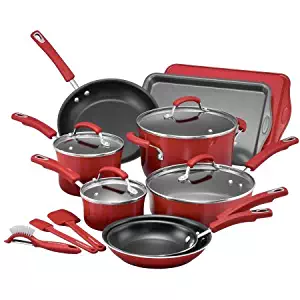 Best rachael ray 14 piece nonstick cookware set