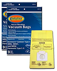 Best envirocare replacement vacuum bags for kenmore canister type c