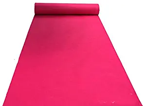 Best hot pink carpet aisle runner