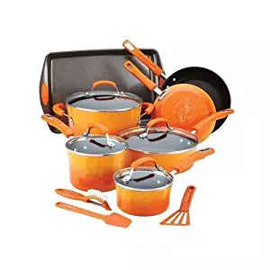 Best rachael ray 15-piece hard enamel cookware set
