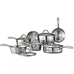 Best tramontina 10-piece stainless steel cookware set