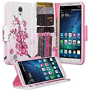 Best lg stylo 4 cherry blossom phone case wallet
