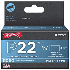 Best arrow p22 plier type stapler
