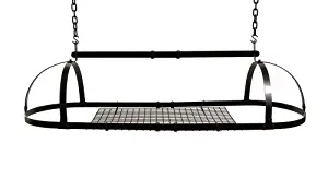 Best kitchens with hanging pot rack pics