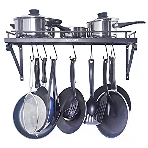 Best large hanging pot rack