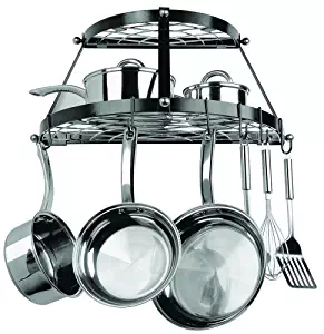 Best how to hang a hanging pot rack up straight