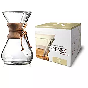 Best chemex glass coffeemaker with wood collar
