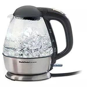 Best 1.7l cordless glass electric hot water tea kettle red