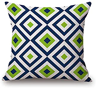 Best blue and lime green home decor