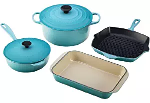 Best le creuset 6-piece signature cast iron cookware set