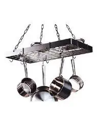 Best rogar black rectangular pot rack