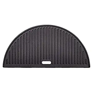 Best kamado joe half moon cast iron reversible griddle for big joe
