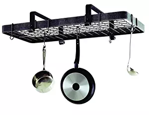 Best how to hang a hanging pot rack up straight