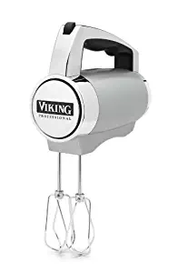 Viking Digital 9 Speed Hand Mixer, Metallic Silver