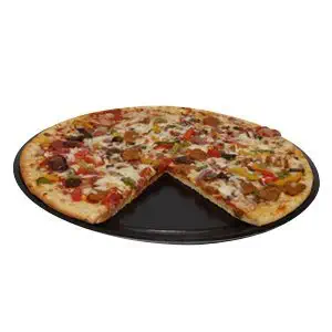 Solut 74553 SBS Paper Take and Bake Pizza Tray, 13" Diameter, Black, for 12" Pizza (Case of 150)
