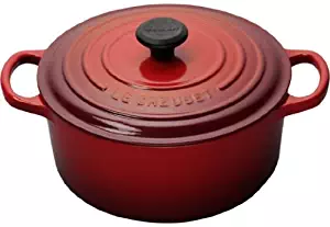 Le Creuset Signature Enameled Cast-Iron 3.5 Quart Round French (Dutch) Oven, Cherry