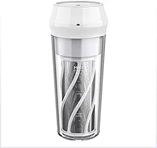 MZZG Juicer, Portable Blender and USB Juice Blender, Rechargeable Travel Juice Blender with Rechargeable 6-Cutter Head, Can Be Used for Juice Protein Shakes,White