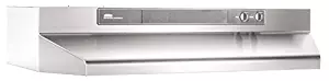 Broan Broan 463604 Under-Cabinet Range Hood, Stainless Steel, 36-Inch, 220-CFM Stainless Steel