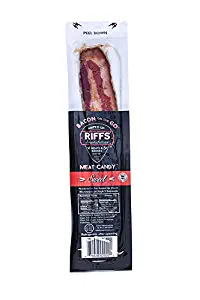 Bacon On The Go by Riffs Smokehouse - SWEET - Pack of 12 Individually Sealed Strips of Bacon