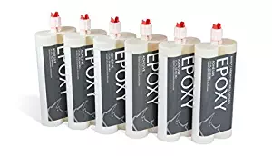 Epoxy Adhesive - Epoxy Glue for Foundation Repair, Basement Repair, Wall Repair, Concrete Crack Repair | Construction Adhesive Glue (Pack of 6)