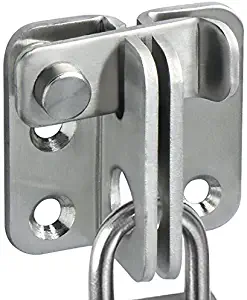 Alise Flip Latch Gate Latches Slide Bolt Latch Safety Door Lock Catch,MS3001 Stainless Steel Brushed Finish