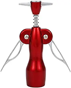 OBALY Wing Corkscrew Wine Opener, Bottle Opener for All Cork Stoppered Bottles, Used in Kitchen Bar Restaurant Home for Wine Enthusiast and Waite