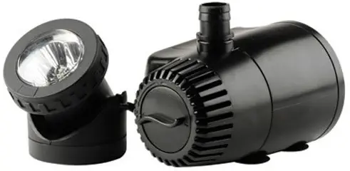 pond boss 420 GPH Low Water Shut Off Fountain Pump with LED Light