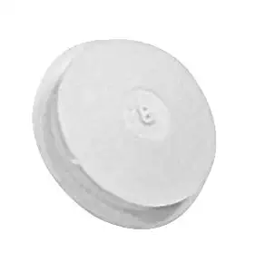 National Artcraft White Rubber Plug Fits 1-1/4 Inch Hole for Coin Banks or Salt Shakers (Pkg/100)