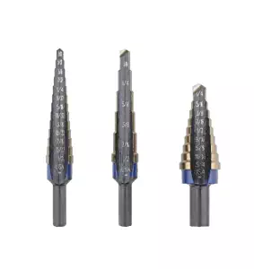 Irwin Industrial Tools 10502CB Unibit 502 Drill Bit Set, 3-Piece