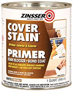 Zinsser 03504 Cover Stain Interior/Exterior Oil Primer Sealer, 1-Quart, White