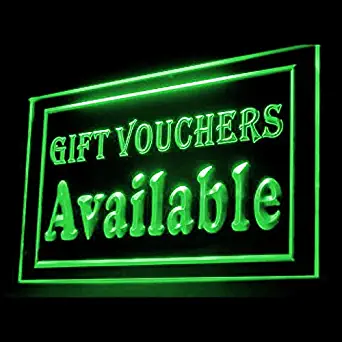 200003 Wedding Gift Vouchers Available Discount Display LED Light Signs