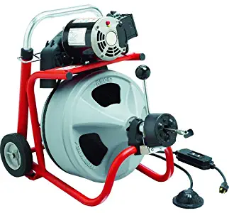 Drain Cleaning Machine, 165 rpm, 75 ft.