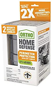 Ortho 4381012 Home Defense Perimeter Protection Candles (Set of 2, 4.5 oz Each)