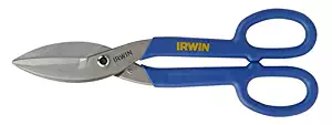 IRWIN Tools Tinner's Snip, Flat Blade, 12-inch (22012)