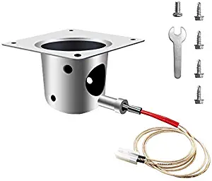 Sunkistcook Traeger Fire Pot Replacement Parts Burn Pot and Hot Rod Igniter Kit,Compatible with Traeger and Pit Boss Pellet Grill