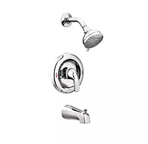 Moen 82603 Tub & Shower Adler 1-Handle 4-Spray Tub and Shower Faucet with Valve in Chrome