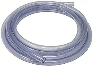 Sealproof Unreinforced PVC Clear Vinyl Tubing, Food Grade, 1/2-Inch ID x 5/8-Inch OD, 10 FT, Made in USA