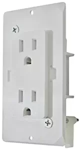 Diamond Group (WDR15WT White Speed Box Receptacle with Cover