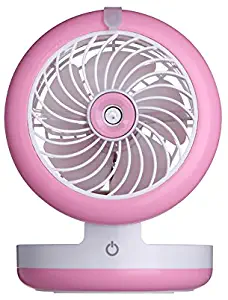 Hulorry Mini Personal Fan for Travel Home Office, Foldable Mini Humidifier Fan Portable Air Conditione Spray Fans USB Rechargeable Desktop Cooling Misting Fan Beauty Humidifier