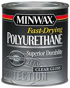 Minwax 230004444 Fast Drying Polyurethane Gloss, 1/2 pint