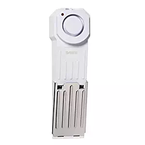SABRE Wedge Door Stop Security Alarm with 120 dB Siren - Great for Home, Travel, Apartment or Dorm