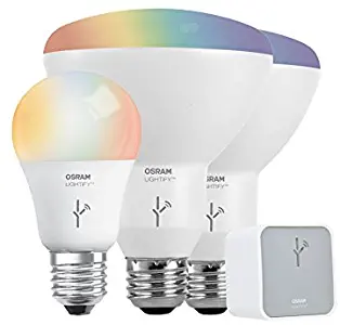 SYLVANIA General Lighting 73881 Smart Home LED Starter Kit, Adjustable White and Full Color