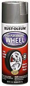 Rust-Oleum 248927 Automotive High Performance Wheel Spray Paint, 11 oz., Steel