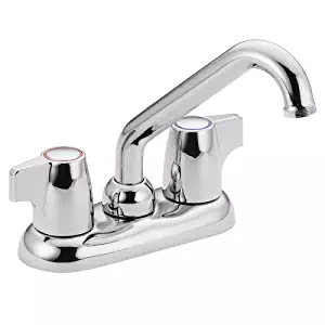 Moen 74998 Chateau Two-Handle Low-Arc Laundry Sink Faucet, Chrome