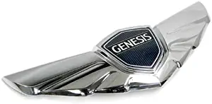 Hyundai Motors Genuine New Front Wing Hood Bonnet Emblem 18.4cm(7.2") 1-pc For 2011 2012 2013 Hyundai Genesis Sedan