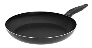 Mirro A7970784 Get A Grip Aluminum Nonstick 12-Inch Fry Pan / Saute Pan Cookware, Black