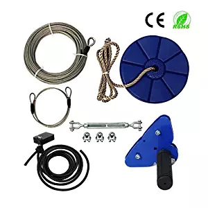 CTSC 95 Foot Zip Line Kit with Brake and Seat