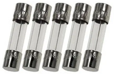 Pack of 5-4A Glass Fuse (GMA), 250v, 5mm x 20mm (3/16" X 3/4") Fast Blow (Fast Acting)