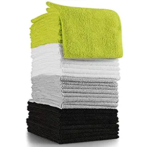 Motorup America Microfiber Cleaning Cloth - (Pack of 32) Multi-Use for Home Office Vehicles Car Truck Van SUV