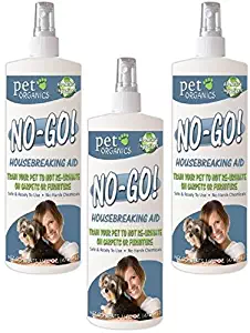 (3 Pack) Pet Organics (Nala) No-Go Housebreaking Aid Dog Spray, 16-Ounce Each